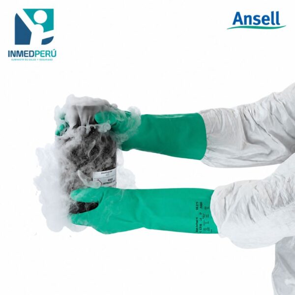 Guantes de Nitrilo SOLVEX 13″ ANSELL ALPHATEC 37-175