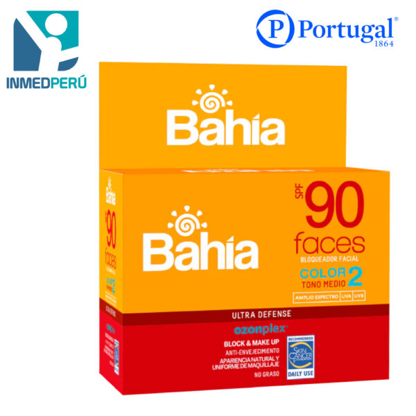 Bloqueador Bahia SPF 90 Color 2 Faces Sachet